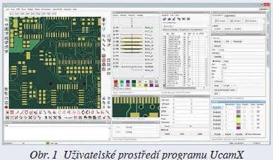 Obr. 1 Uživatelské prostředí programu UcamX